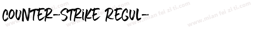 Counter-Strike Regul字体转换